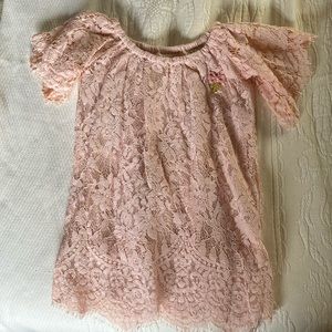 Pink Lace dress for toddler girl